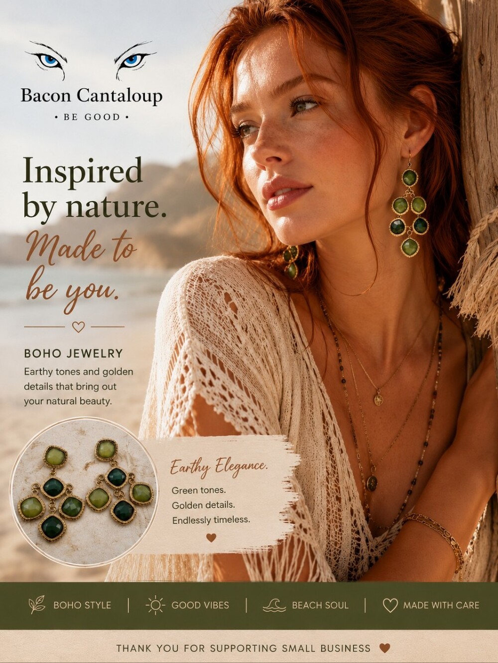 Gold-Tone Green Multi-Stone Drop Earrings - Women Jewelry